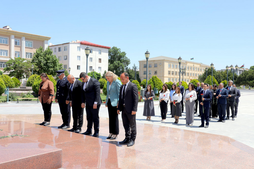 Naxçıvanda Ekologiya və Təbii Sərvətlər Nazirliyi işçilərinin Peşə Bayramının qeyd olunması münasibətilə tədbir keçirilib<font color=red> - FOTOLAR</font>