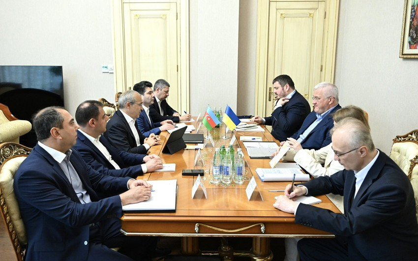 Mikayıl Cabbarov Andrey Sibiqa ilə ölkələrarası iqtisadi əməkdaşlığı müzakirə edib<font color=red> - FOTOLAR</font>