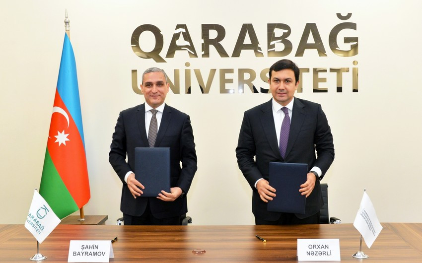Dövlət Vergi Xidməti Qarabağ Universiteti ilə əməkdaşlıq memorandumu imzalayıb<font color=red> - FOTOLAR</font>
