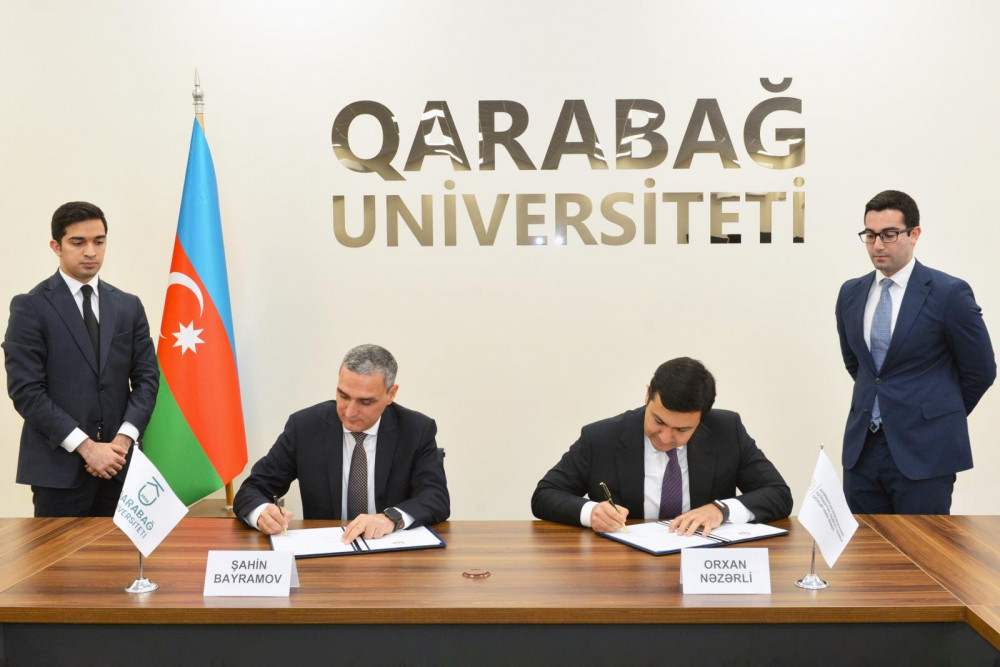 Dövlət Vergi Xidməti Qarabağ Universiteti ilə əməkdaşlıq memorandumu imzalayıb<font color=red> - FOTOLAR</font>