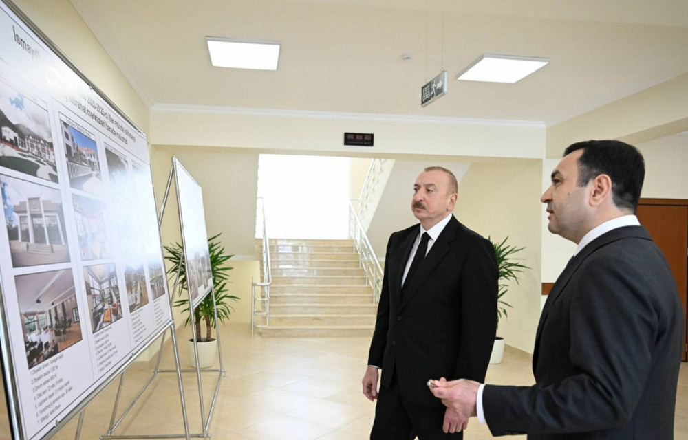 Prezident İlham Əliyev İsmayıllı şəhərində “Talıstan” liseyinin binasının açılışında iştirak edib<font color='red'> - YENİLƏNİB</font><font color=red> - FOTOLAR</font>