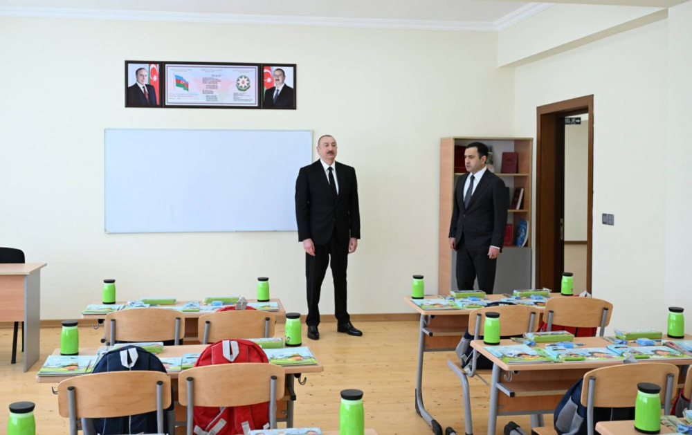 Prezident İlham Əliyev İsmayıllı şəhərində “Talıstan” liseyinin binasının açılışında iştirak edib<font color='red'> - YENİLƏNİB</font><font color=red> - FOTOLAR</font>