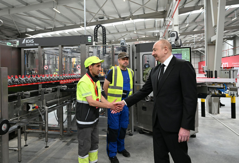 “Azerbaijan Coca-Cola Bottlers” MMC-nin İsmayıllıda yeni istehsal müəssisəsi açılıb<font color=red> - FOTOLAR</font>