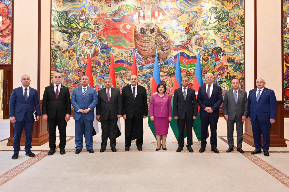 Sahibə Qafarova Misir Senatının sədri ilə görüşüb<font color=red> - FOTOLAR</font>