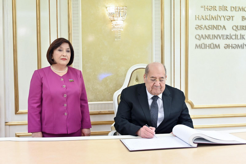 Sahibə Qafarova Misir Senatının sədri ilə görüşüb<font color=red> - FOTOLAR</font>