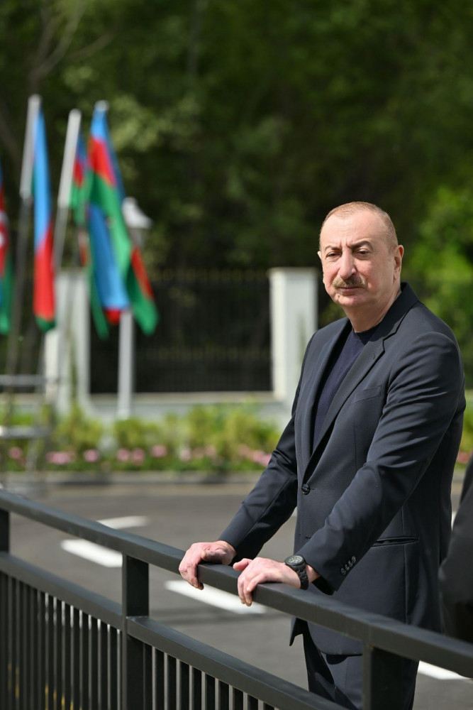 Prezident İlham Əliyev Laçında “Aşağı Malıbəyli” və “Mirik” su elektrik stansiyalarının açılışında iştirak edib<font color=red> - FOTOLAR</font>