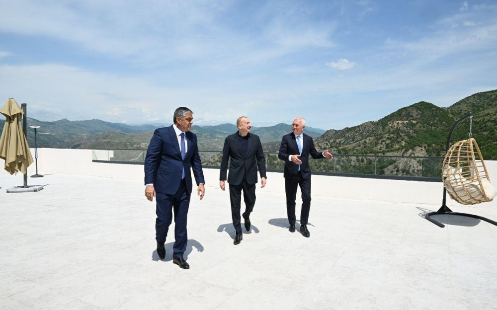 Prezident İlham Əliyev “Laçın” İstirahət Kompleksinin açılışında iştirak edib<font color=red> - FOTOLAR</font>