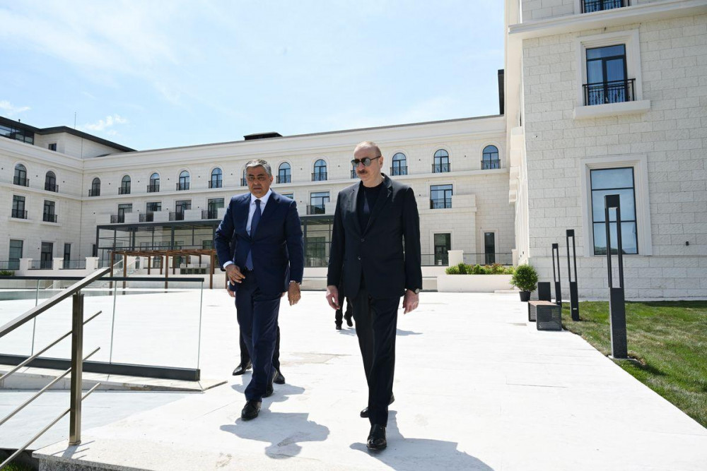 Prezident İlham Əliyev “Laçın” İstirahət Kompleksinin açılışında iştirak edib<font color=red> - FOTOLAR</font>