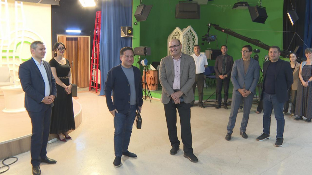 Murad Dadaşov Naxçıvan televiziyasında<font color=red> - FOTOLAR</font>