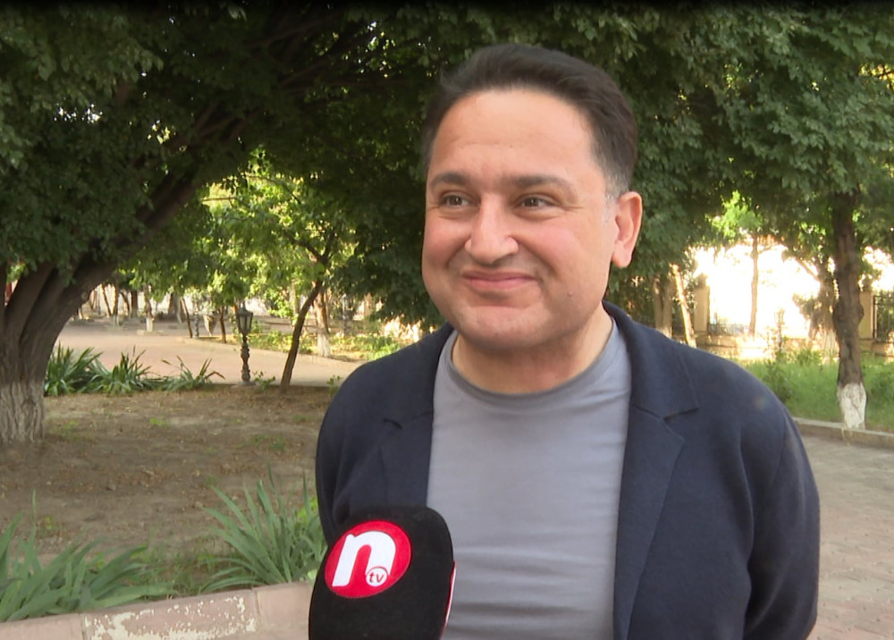 Murad Dadaşov Naxçıvan televiziyasında<font color=red> - FOTOLAR</font>