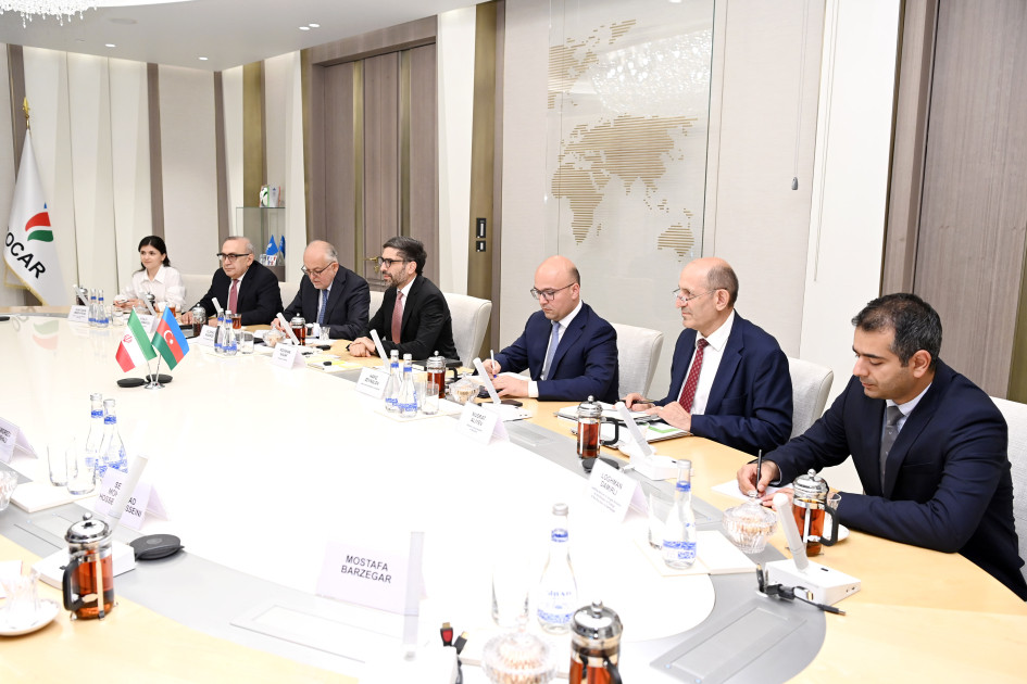 SOCAR ilə İran şirkətləri arasında əməkdaşlıq imkanları nəzərdən keçirilib<font color=red> - FOTOLAR</font>