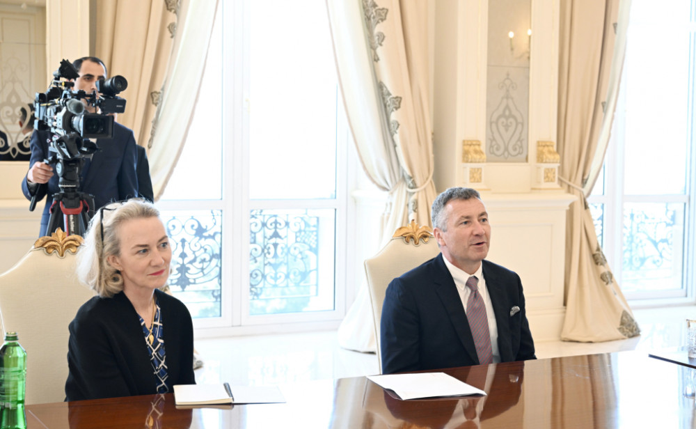 Prezident İlham Əliyev “ExxonMobil” şirkətinin vitse-prezidentini qəbul edib<font color=red> - FOTOLAR</font>