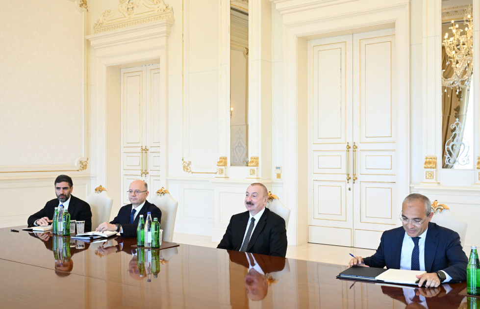 Prezident İlham Əliyev “ExxonMobil” şirkətinin vitse-prezidentini qəbul edib<font color=red> - FOTOLAR</font>