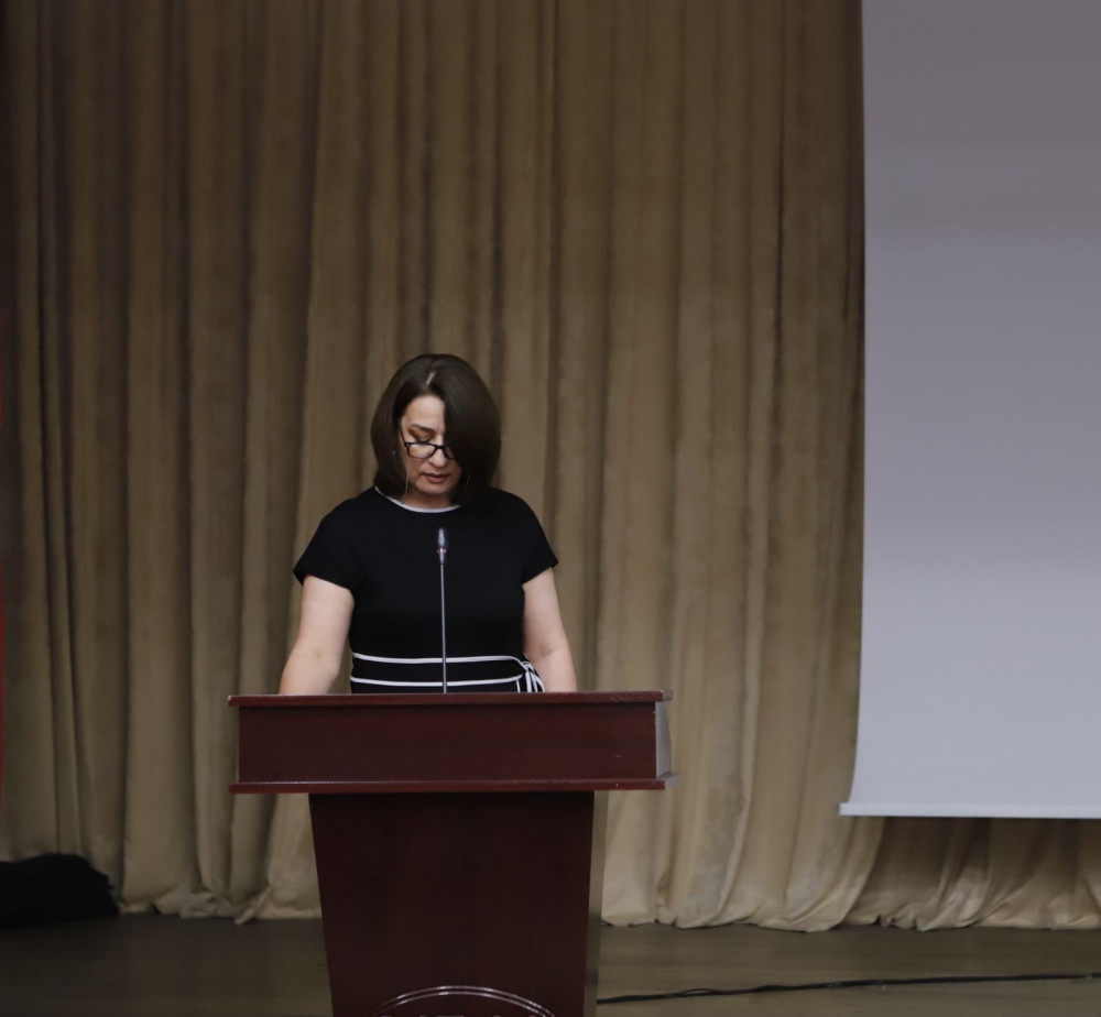 NDU-da  “Açıq mikrofon” layihəsi çərçivəsində Naxçıvan Muxtar Respublikasının təhsil naziri Elxan Nəcəfov tələbələrlə görüşüb<font color=red> - FOTOLAR</font>