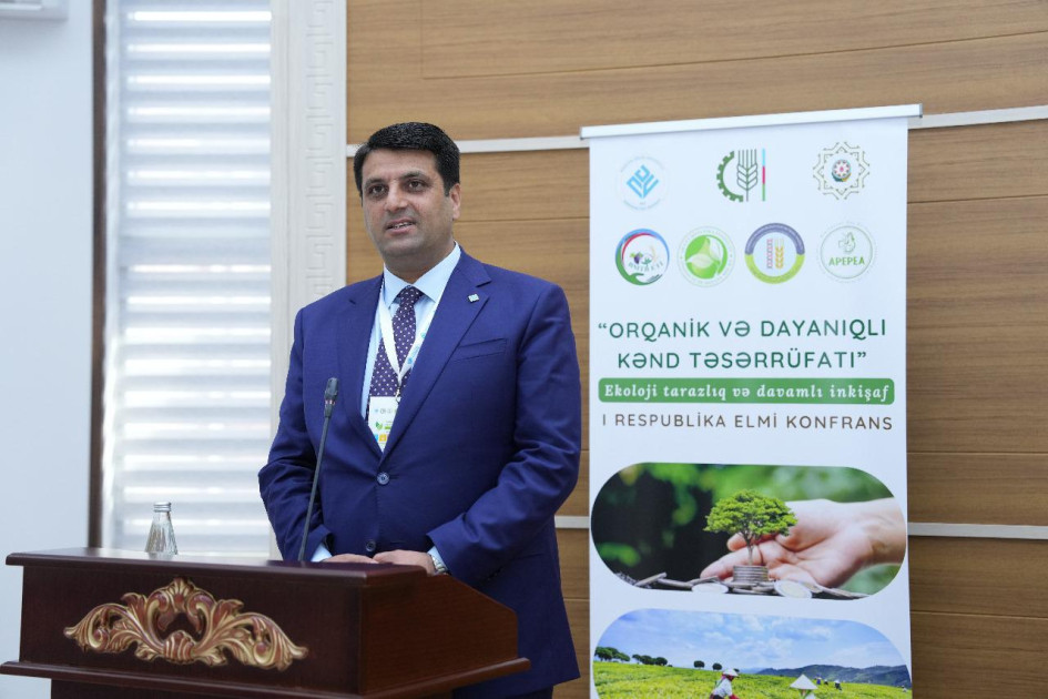 NDU-da “Orqanik və dayanıqlı kənd təsərrüfatı: Ekoloji tarazlıq və dayanıqlı inkişaf” I Respublika Elmi konfransı keçirilib<font color=red> - FOTOLAR</font>