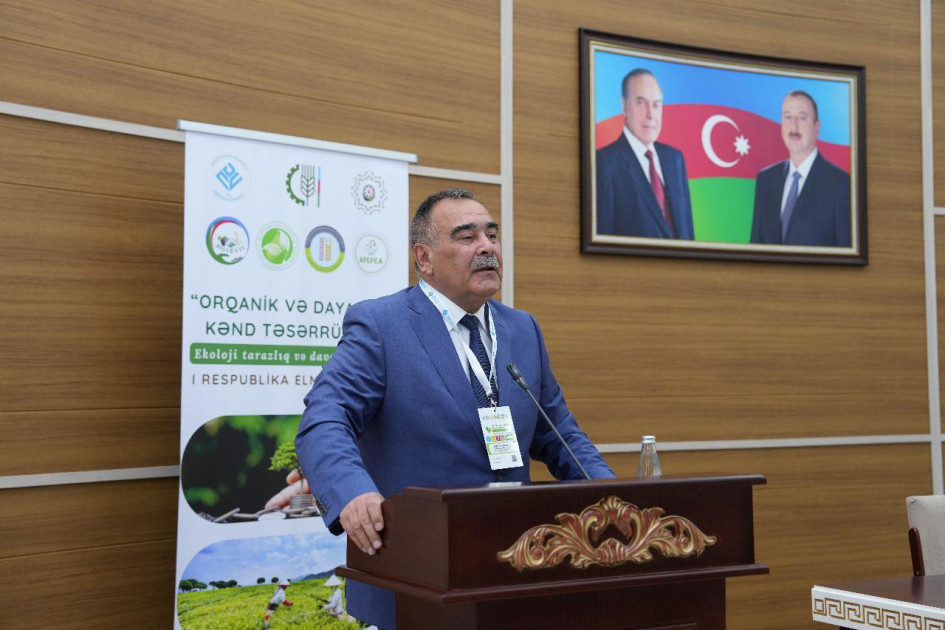 NDU-da “Orqanik və dayanıqlı kənd təsərrüfatı: Ekoloji tarazlıq və dayanıqlı inkişaf” I Respublika Elmi konfransı keçirilib<font color=red> - FOTOLAR</font>