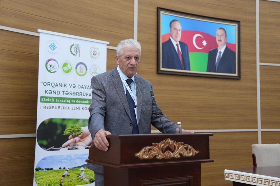 NDU-da “Orqanik və dayanıqlı kənd təsərrüfatı: Ekoloji tarazlıq və dayanıqlı inkişaf” I Respublika Elmi konfransı keçirilib<font color=red> - FOTOLAR</font>