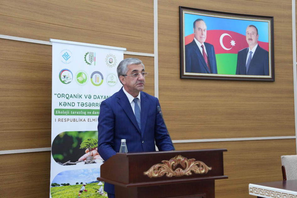 NDU-da “Orqanik və dayanıqlı kənd təsərrüfatı: Ekoloji tarazlıq və dayanıqlı inkişaf” I Respublika Elmi konfransı keçirilib<font color=red> - FOTOLAR</font>