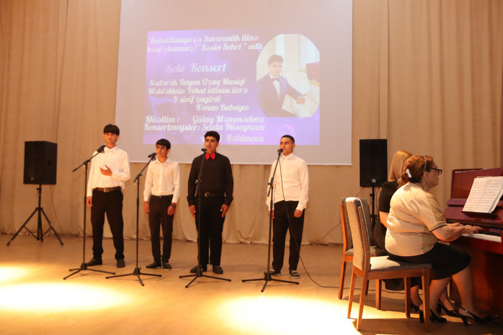  "Səsin Sehri " adlı Solo konserti keçirilib<font color=red> - FOTOLAR</font>