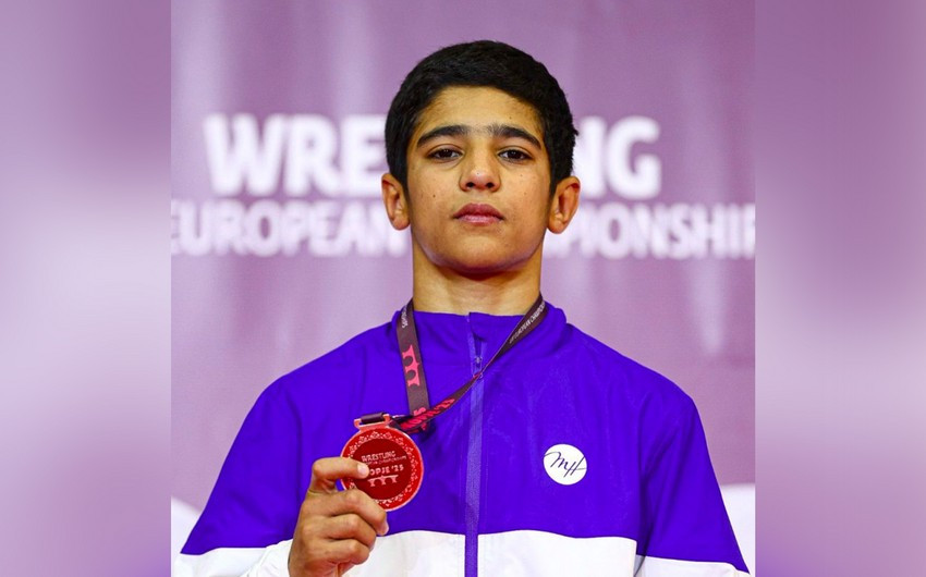 Avropa çempionatı: Azərbaycanın daha bir güləşçisi qızıl medal qazanıb<font color=red> - FOTOLAR</font>