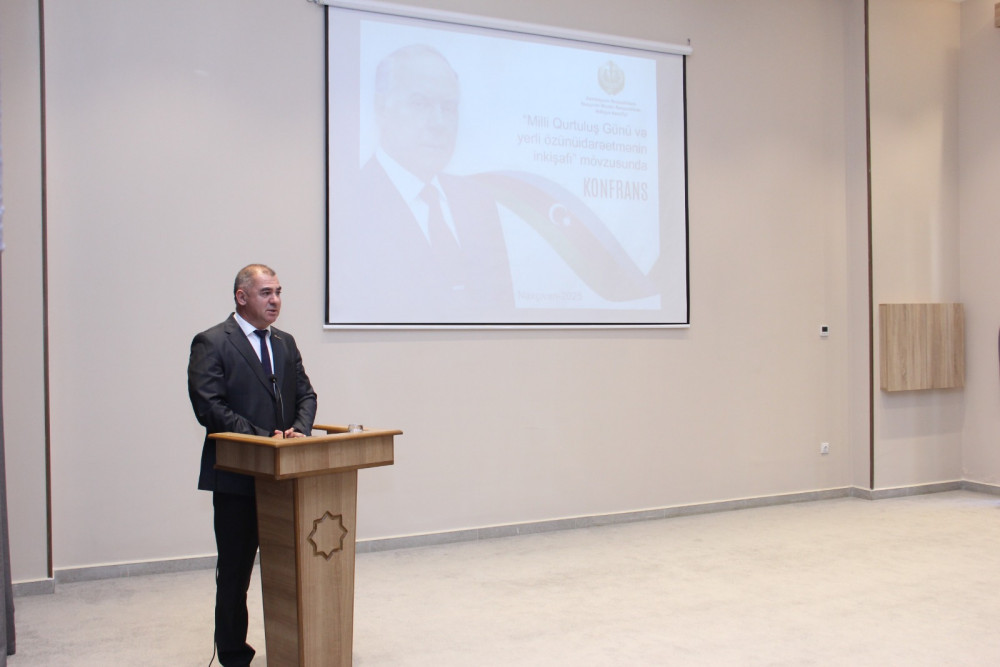 “Milli Qurtuluş Günü və yerli özünüidarəetmənin inkişafı” mövzusunda tədbir keçirilib <font color=red> - FOTOLAR</font>