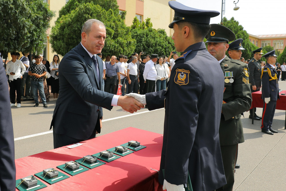 Heydər Əliyev adına Hərbi Lisey kursantlarının buraxılış mərasimi keçirilib <font color=red> - FOTOLAR</font>