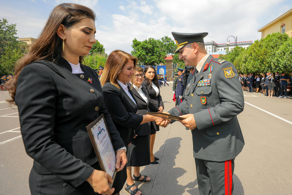 Heydər Əliyev adına Hərbi Lisey kursantlarının buraxılış mərasimi keçirilib <font color=red> - FOTOLAR</font>