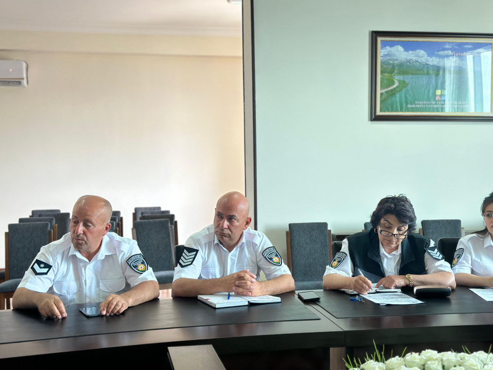 Dövlət Ekoloji Təhlükəsizlik Xidmətinin əməkdaşları üçün təlim təşkil edilib<font color=red> - FOTOLAR</font>
