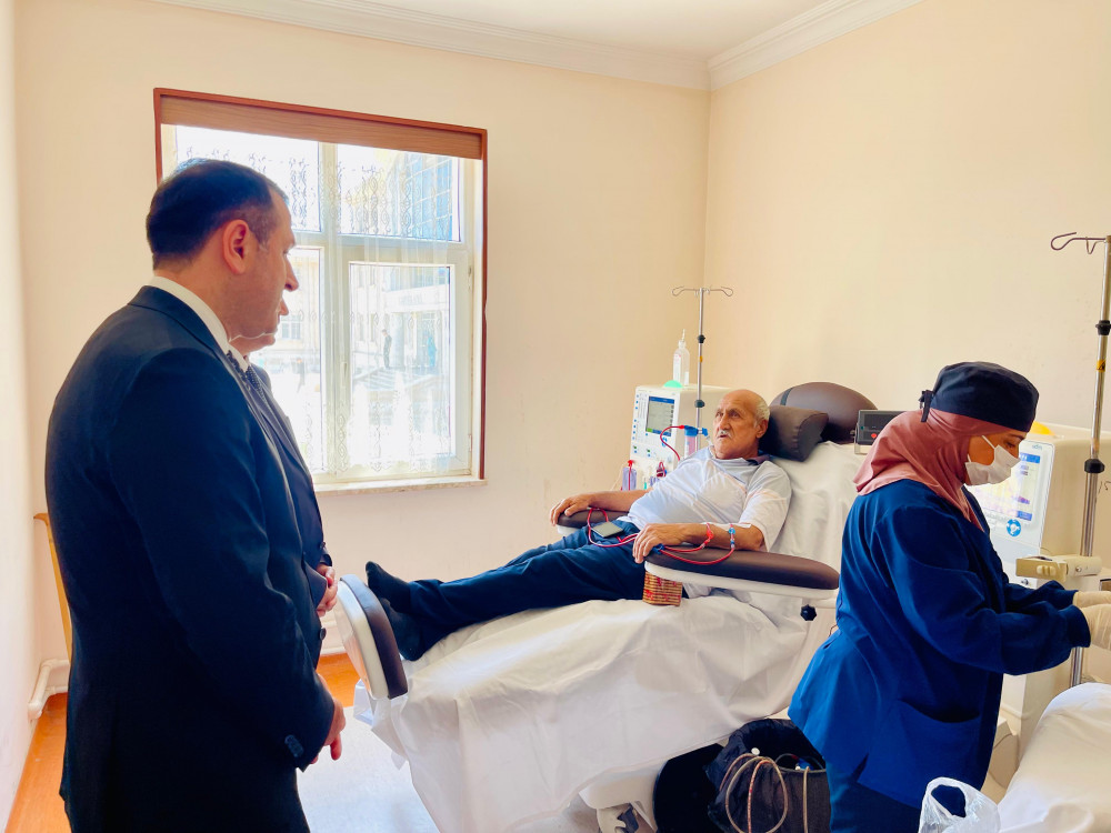 Naxçıvanda hemodializ xidmətlərinin təkmilləşdirilməsi istiqamətində tədbirlər davam etdirilir<font color=red> - FOTOLAR</font>