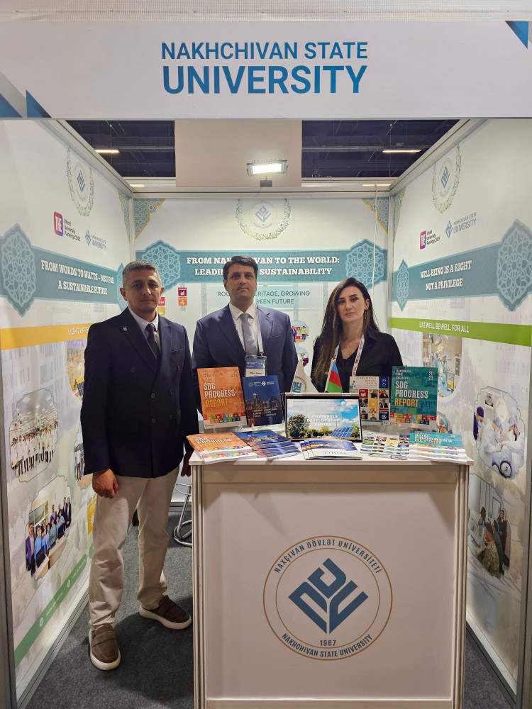 NDU “Qlobal Dayanıqlı İnkişaf” Konqresində öz stendi ilə iştirak edir<font color=red> - FOTOLAR</font>