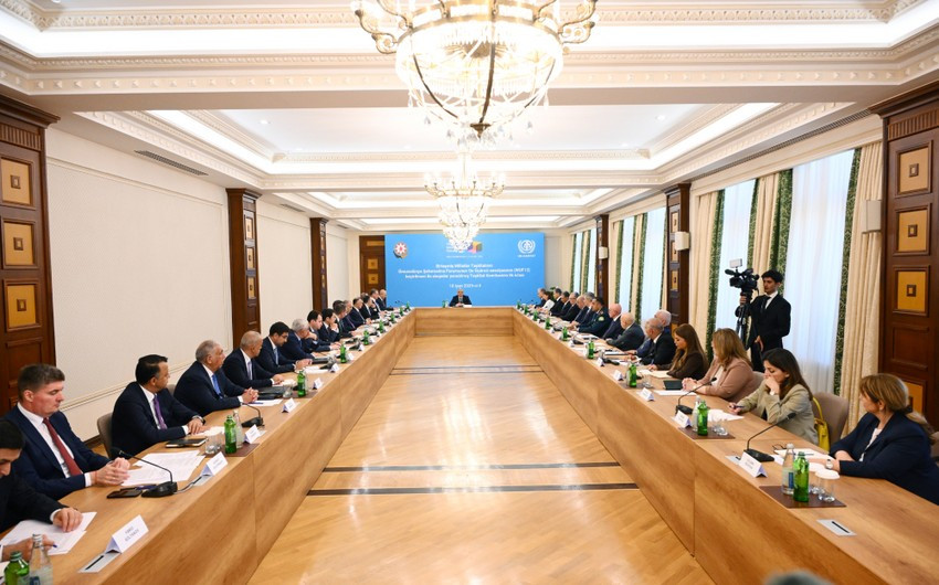 BMT-nin Ümumdünya Şəhərsalma Forumu Təşkilat Komitəsinin ilk iclası olub<font color=red> - FOTOLAR</font>