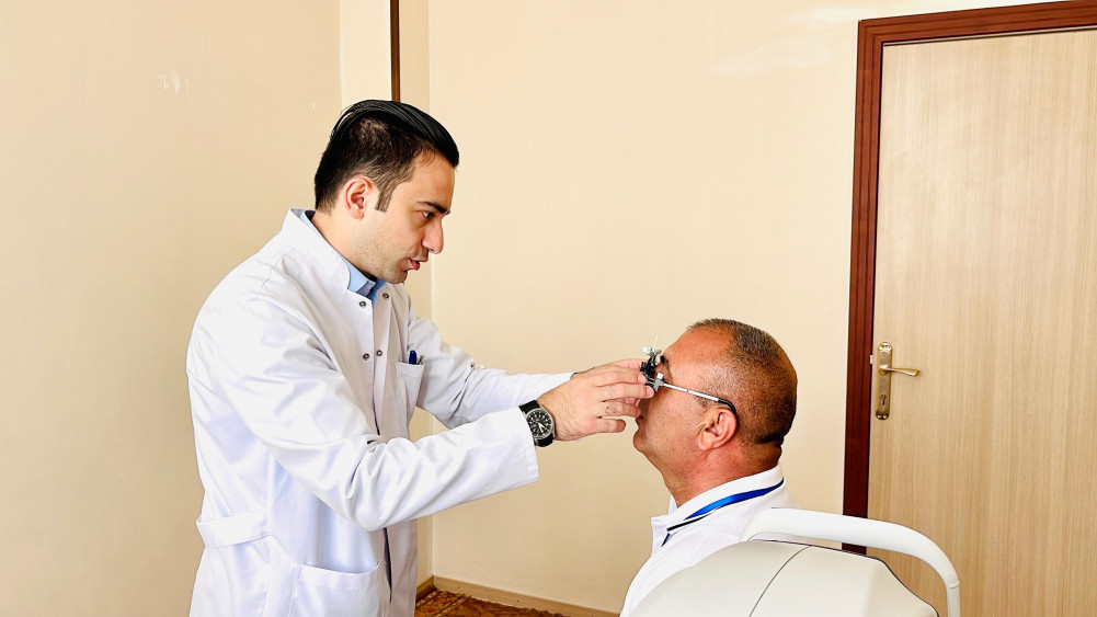 Əbrəqunus Kənd Ailə Sağlamlıq Mərkəzində tibbi aksiya təşkil edilib<font color=red> - FOTOLAR</font>