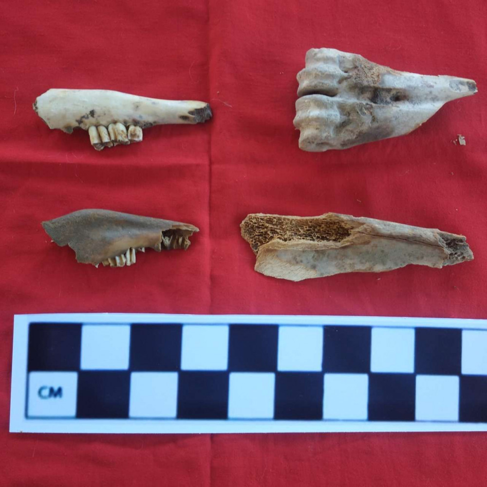 Xaraba Gilan şəhər yerində baş qala qapısı aşkar olunub<font color=red> - FOTOLAR</font>