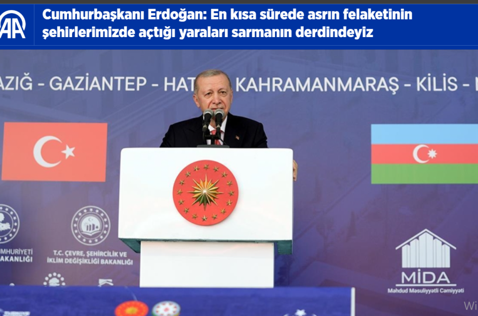 Kahramanmaraşda “Azərbaycan” məhəlləsinin açılması Türkiyə və Şimali Kipr mediasının diqqət mərkəzində olub<font color=red> - FOTOLAR</font>