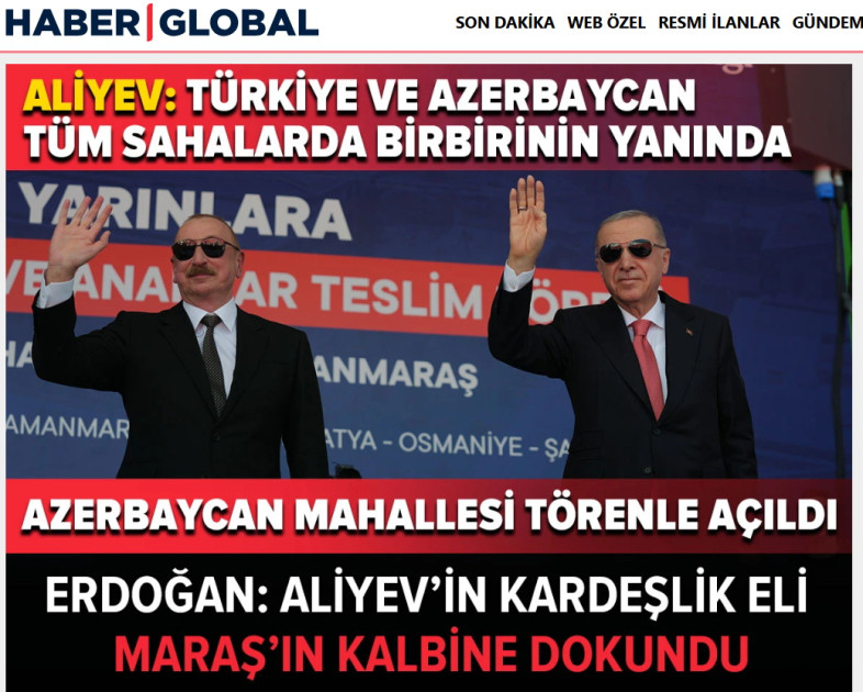 Kahramanmaraşda “Azərbaycan” məhəlləsinin açılması Türkiyə və Şimali Kipr mediasının diqqət mərkəzində olub<font color=red> - FOTOLAR</font>