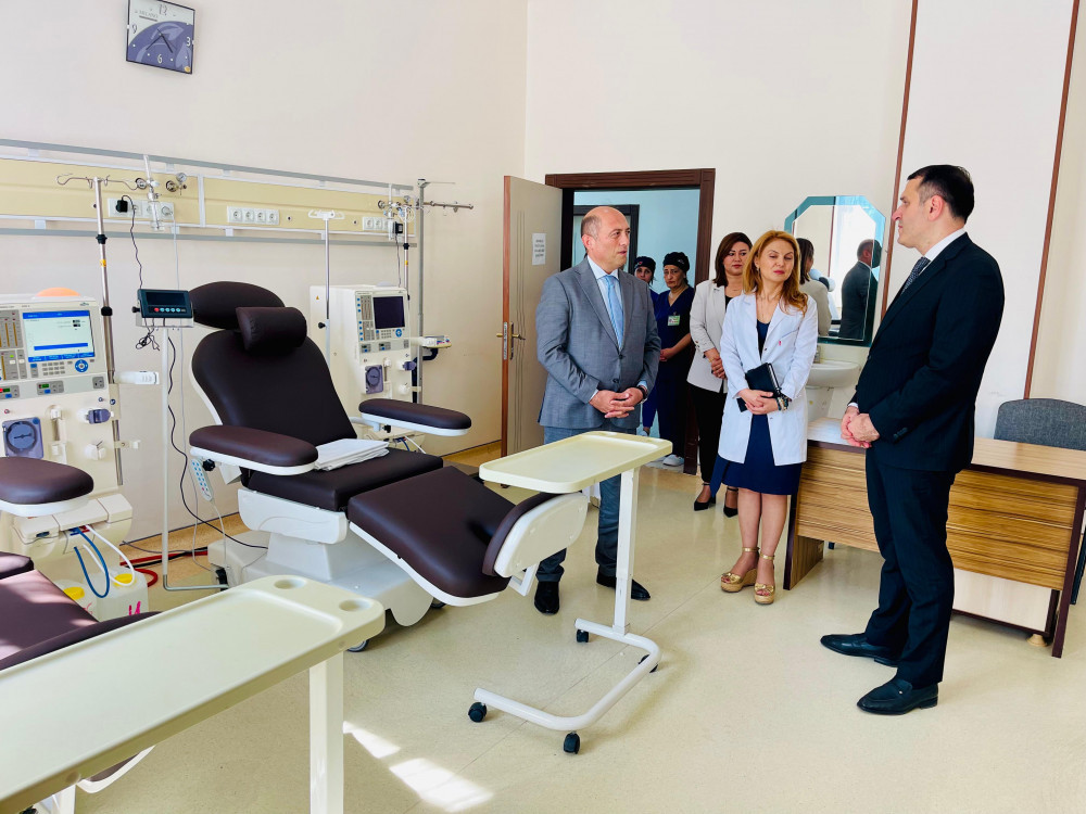 Culfa və Ordubad Rayon Mərkəzi Xəstəxanaları müasir tibbi avadanlıqlarla təmin olunub <font color=red> - FOTOLAR</font>