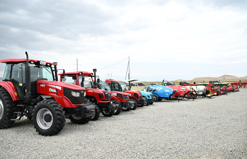 Prezident İlham Əliyev Yevlax pilot aqroparkının açılışında iştirak edib<font color='red'> - YENİLƏNİB</font><font color=red> - FOTOLAR</font>