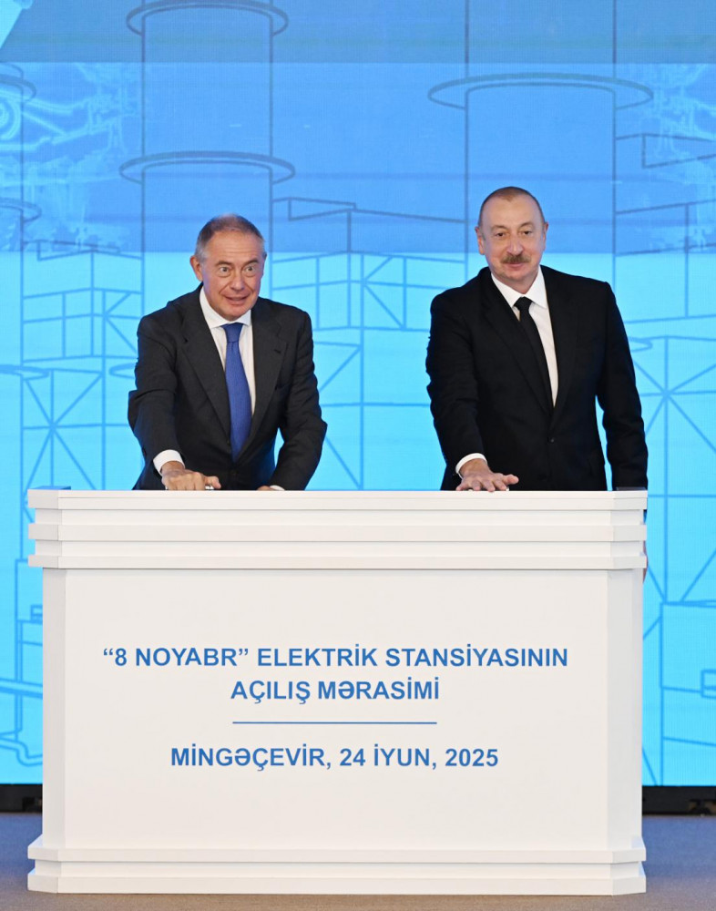 Mingəçevirdə “8 Noyabr” Elektrik Stansiyasının açılış mərasimi keçirilib<font color='red'> - YENİLƏNİB 3</font><font color=red> - FOTOLAR</font>