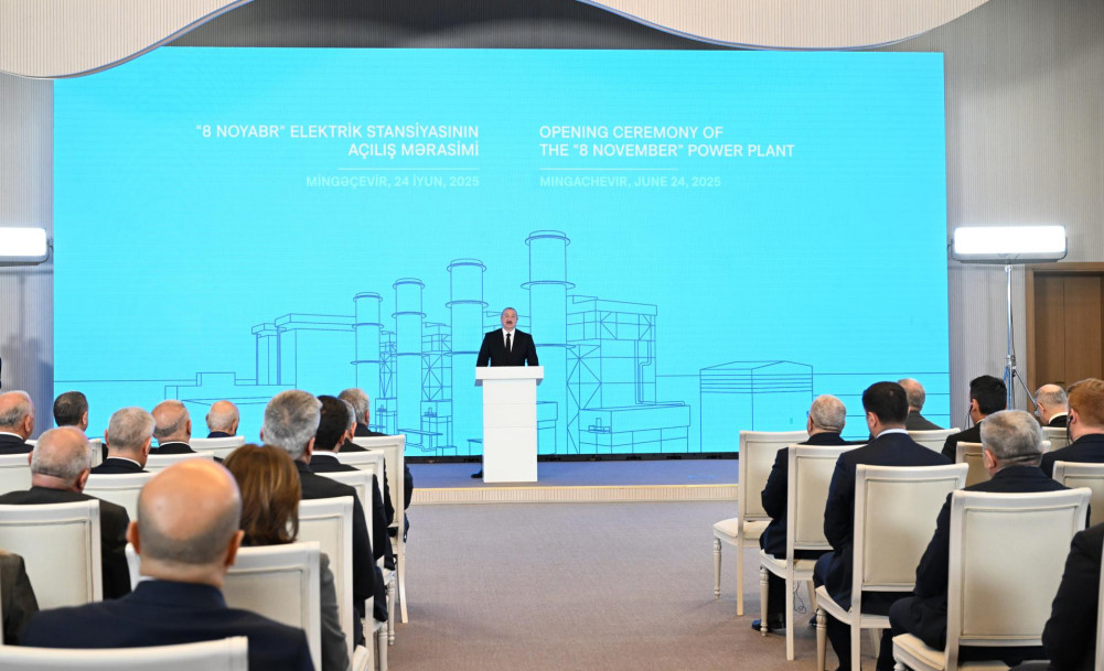 Mingəçevirdə “8 Noyabr” Elektrik Stansiyasının açılış mərasimi keçirilib<font color='red'> - YENİLƏNİB 3</font><font color=red> - FOTOLAR</font>