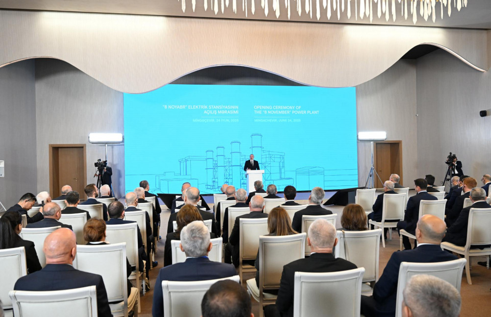 Mingəçevirdə “8 Noyabr” Elektrik Stansiyasının açılış mərasimi keçirilib<font color='red'> - YENİLƏNİB 3</font><font color=red> - FOTOLAR</font>
