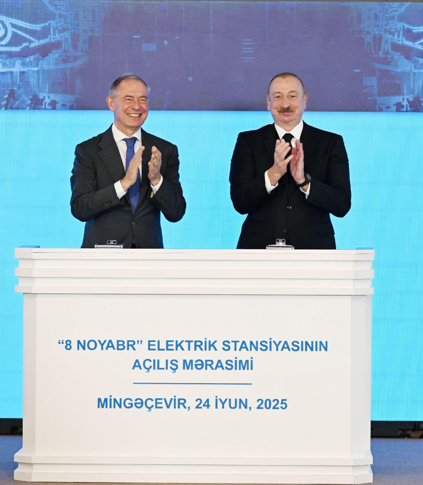 Mingəçevirdə “8 Noyabr” Elektrik Stansiyasının açılış mərasimi keçirilib<font color='red'> - YENİLƏNİB 3</font><font color=red> - FOTOLAR</font>