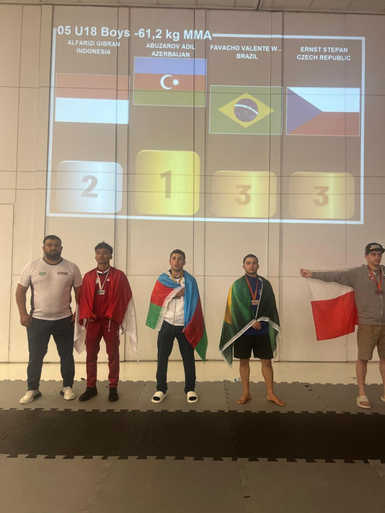 Azərbaycan idmançıları MMA üzrə dünya çempionatında tarixi uğura imza atıblar<font color=red> - FOTOLAR</font>