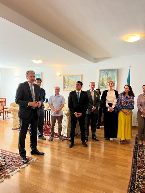 Azərbaycanın Xorvatiyadakı səfirliyində iki ölkənin mədəniyyət və yaradıcı sənaye təmsilçilərinin işgüzar görüşü olub<font color=red> - FOTOLAR</font>