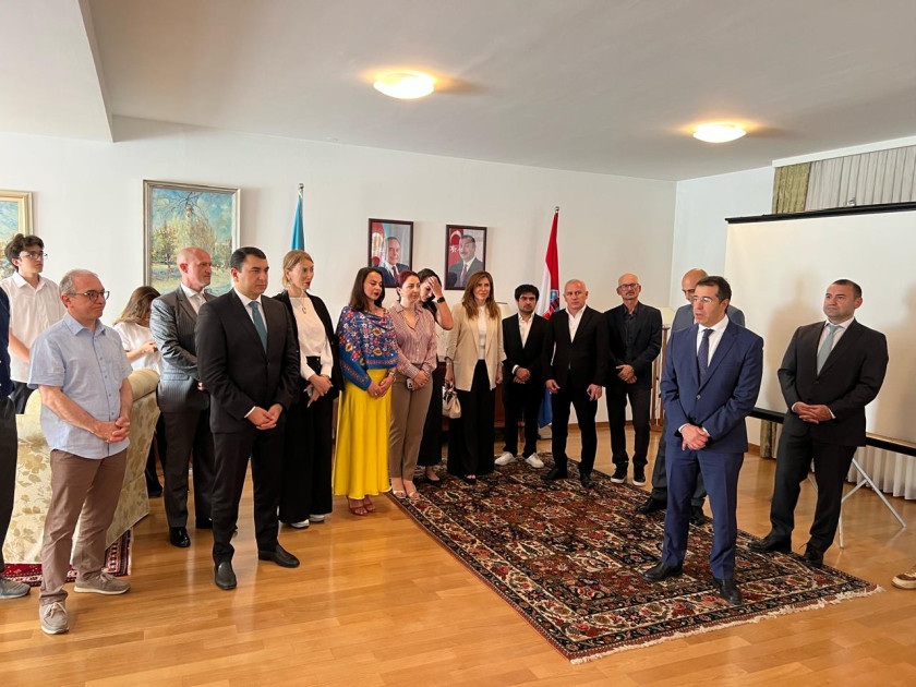 Azərbaycanın Xorvatiyadakı səfirliyində iki ölkənin mədəniyyət və yaradıcı sənaye təmsilçilərinin işgüzar görüşü olub<font color=red> - FOTOLAR</font>