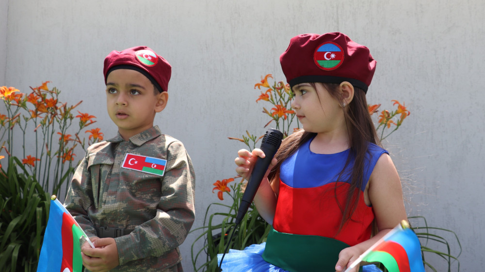 Xankəndidə uşaq bağçasında ordu günü qeyd edilib <font color=red> - FOTOLAR</font>
