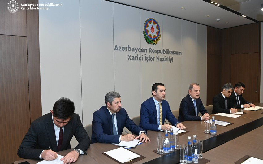 Ceyhun Bayramov İranın yeni səfirinin etimadnaməsinin surətini qəbul edib<font color=red> - FOTOLAR</font>