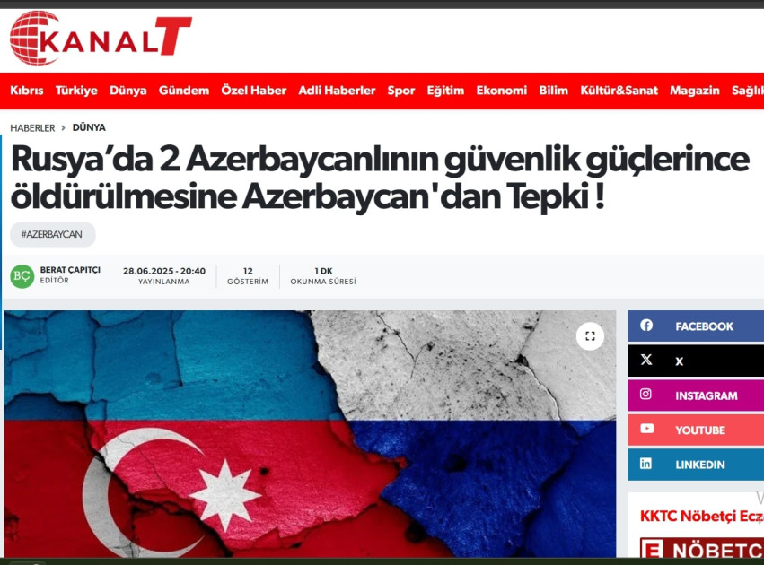 Türkiyə mediası: Yekaterinburqdakı hadisələr etnik diskriminasiya və şovinizmin təzahürüdür<font color=red> - FOTOLAR</font>