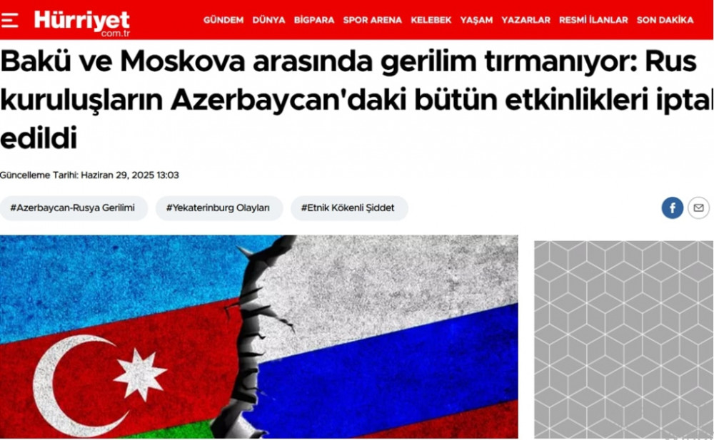 Türkiyə mediası: Yekaterinburqdakı hadisələr etnik diskriminasiya və şovinizmin təzahürüdür<font color=red> - FOTOLAR</font>