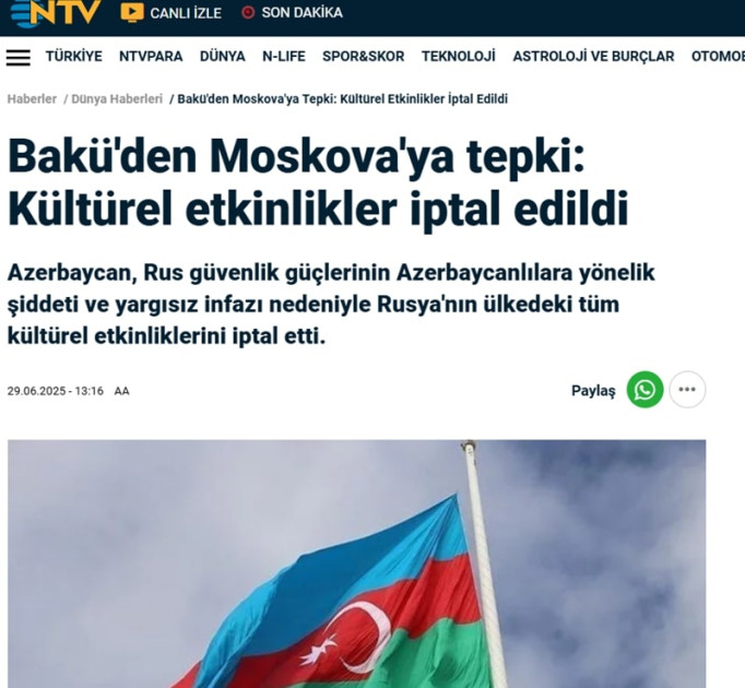 Türkiyə mediası: Yekaterinburqdakı hadisələr etnik diskriminasiya və şovinizmin təzahürüdür<font color=red> - FOTOLAR</font>