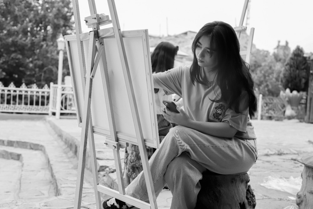 Ordubad şəhərində gənclərin “VI Art Battle” rəsm müsabiqəsi keçirilib<font color=red> - FOTOLAR</font>